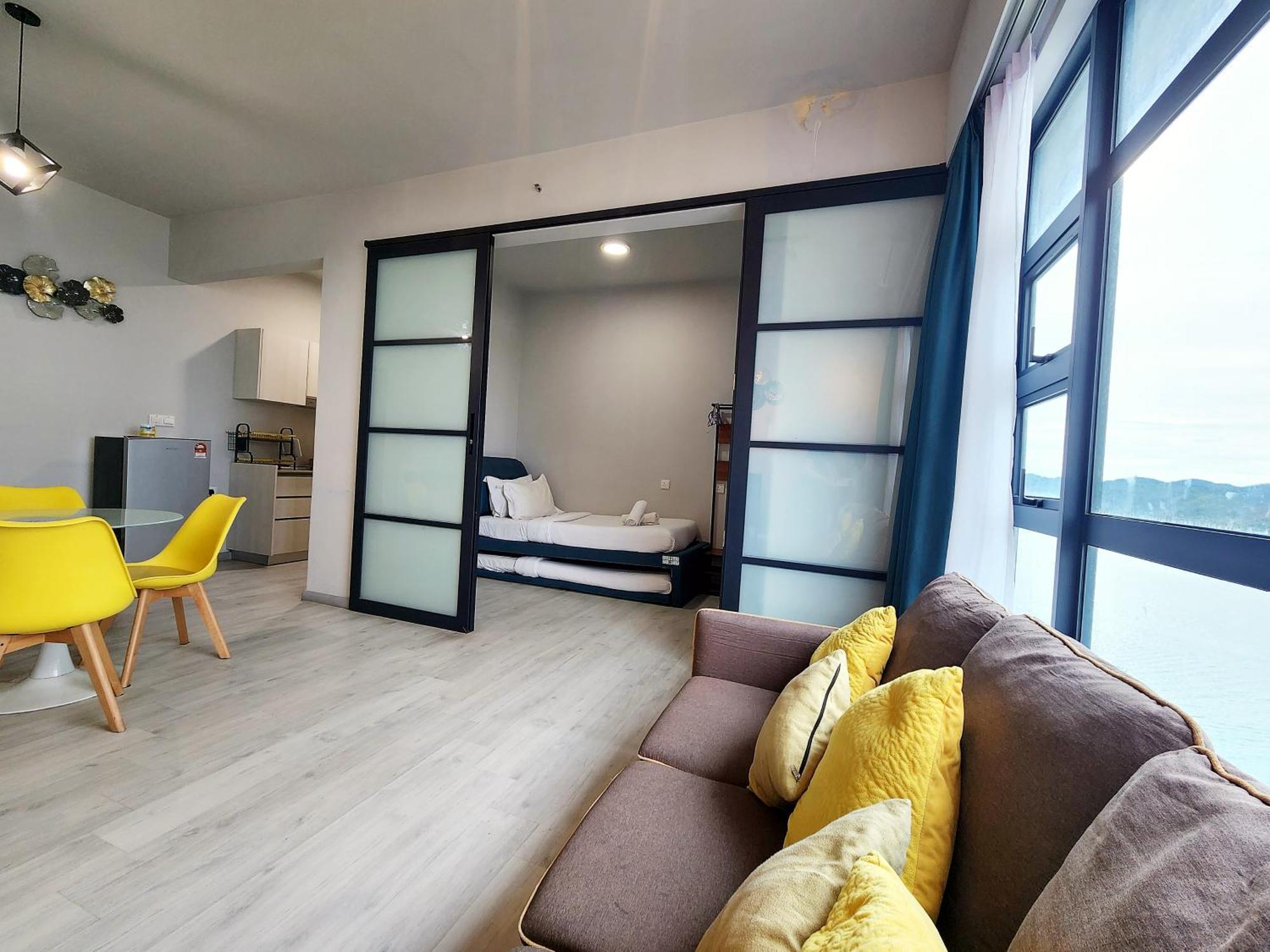 Jesselton Quay Kota Kinabalu City Centre By Lw Suites Værelse billede